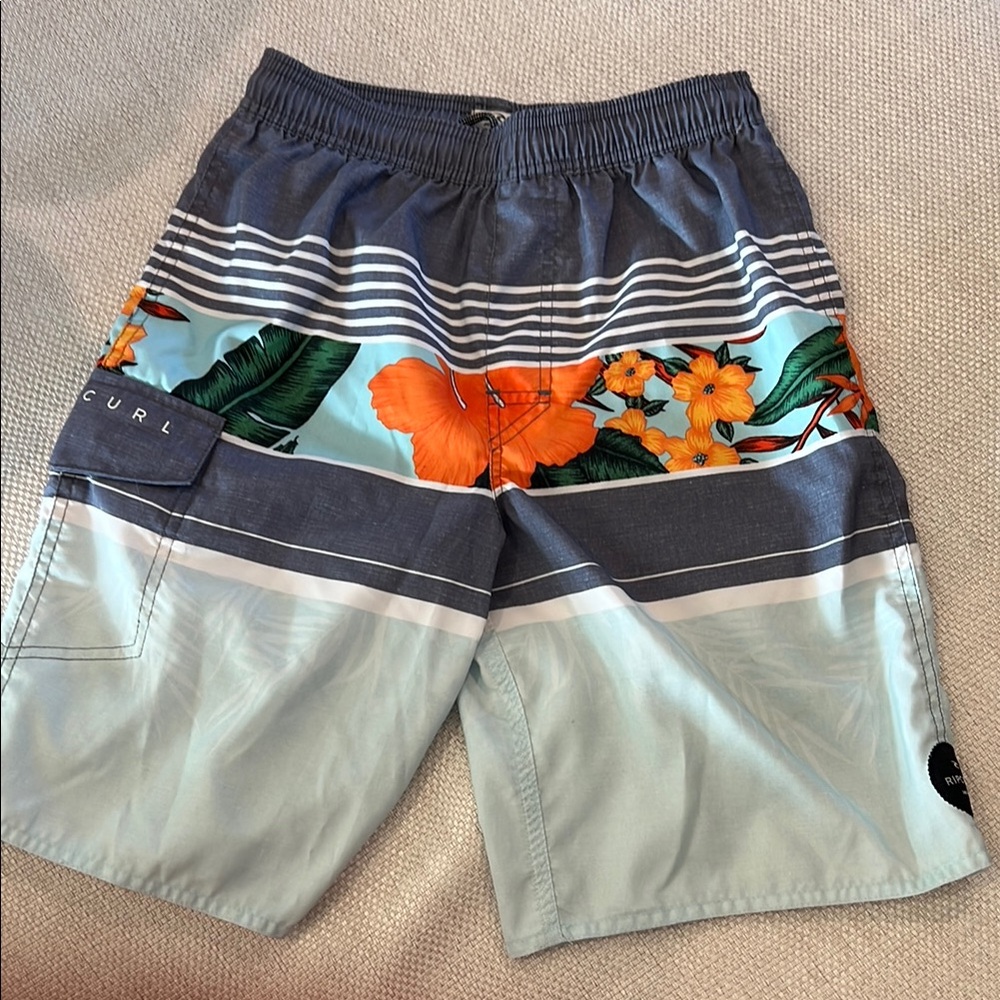 Rip Curl Boy’s Sz Medium bathing suit shorts
